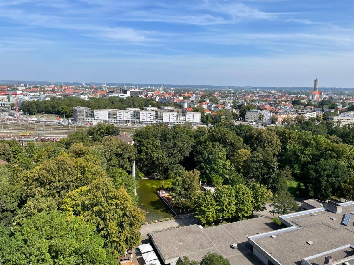Augsburg Hotelturm Exterior foto